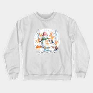 Creative time Crewneck Sweatshirt